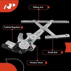 Power Window Regulator with Motor Compatible with Rear Passenger Side (RH)