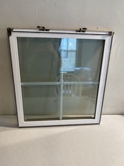 Window World Vinyl Double Hung Replacement Windows Grid Tinted Light Oak 24×50?