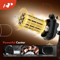 Power Window Regulator with Motor Compatible with Peterbilt Front Driver (LH)