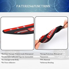 Carbon Fiber Rearview Mirror Rain Visor for Car, Truck & S Color: Carbon Fiber