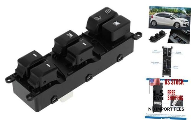 Power Window Switch No.935701W157 Front Left Driver Side Window Control Switch