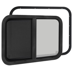 14″ x 16″ RV Window for Cargo Trailer, Tinted Vertical Sliding Replacement