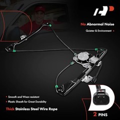 Power Window Regulator with Motor Compatible with Oldsmobile Front Driver (LH)