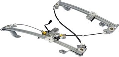 741-968 Rear Driver Side Power Window Regulator and Motor Assembly Compatible