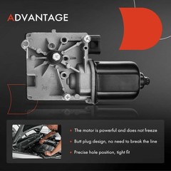 Front Windshield Wiper Motor Compatible with Chevrolet Corvette 1997 1998 1999