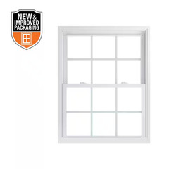 35.75 In. X 45.25 In. 70 Pro Series White Double Hung Low-E Argon Glass Vinyl Re