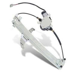 Passenger Side Power Window Regulator With Motor Fit Front Right Black/White