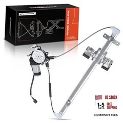 Rear Left Driver Side Power Window Regulator with 2-Pin Plug Rear Driver (LH)