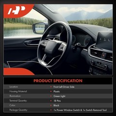 Master Power Window Switch Compatible with Mitsubishi Lancer 2008-2015 L4