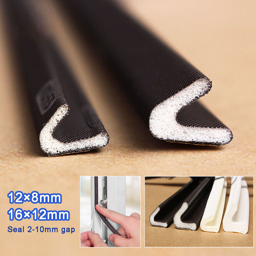 V Shape Gasket Weatherbar Draft PU Foam Door Window Sealing Strip Roll Bumper