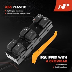 Front Left Driver Side Power Window Switch – Auto Up & Down – Compatible