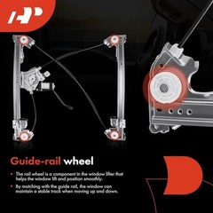 Electric Power Window Regulator with Motor Compatible with Ford F-150 2004