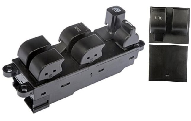 Replacement Driver 6-Button Power Window Switch for 98-06 Nissan Subaru 901-800