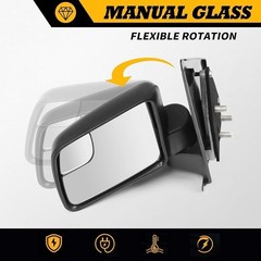 Left Side Mirror Assembly For Transit Connect 2011-2013 Black