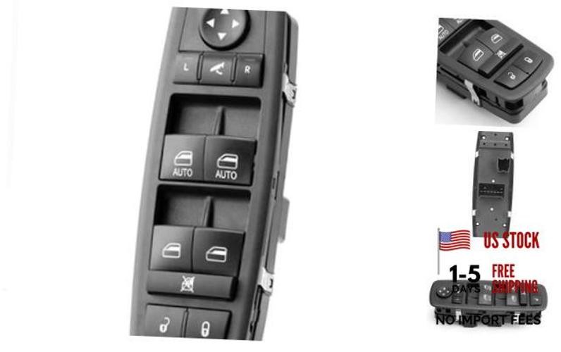 3+9 Pins,Front Left Driver Side Control 68110867AB,w/Folding Mirror Button |