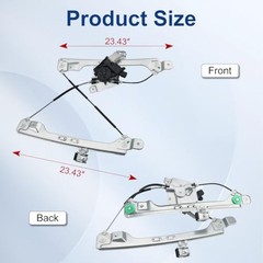 Front Left Driver Side Power Window Regulator with Motor 751-966 | Compatible