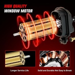 Side Power Window Regulator/Motor Compatible with 2001 741-578 Rear Driver