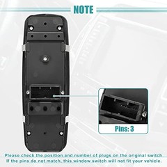 Front Left Driver Side Master Power Window Switch Fit for Chrysler Pacifica
