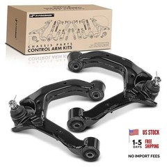 2 x Front Upper Control Arm with Ball Joint & Bushing, Compatible with