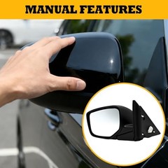 Driver Power Side Mirror Assembly Compatible with Accord 2008 2009 2010 Left
