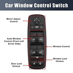 68030826AC Replacement Driver Power Window Switch for Grand Cherokee 11-13