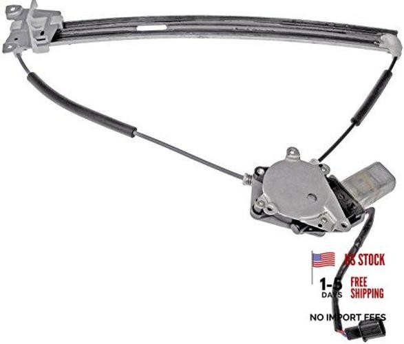 751-296 Front Driver Side Power Window Regulator and Motor Assembly