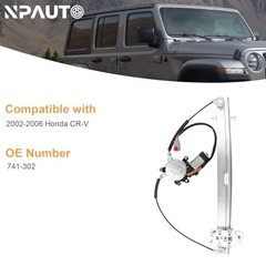 Power Window Regulator with Motor fit for Honda CR-V CRV 2002 Front Driver Side