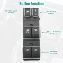 Front Left Driver Side Power Window Switch Fit for Subaru Forester 2014-2016