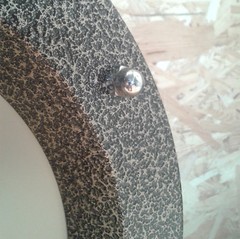 PORTHOLE FOR DOOR phi 350 mm “Old Gold”