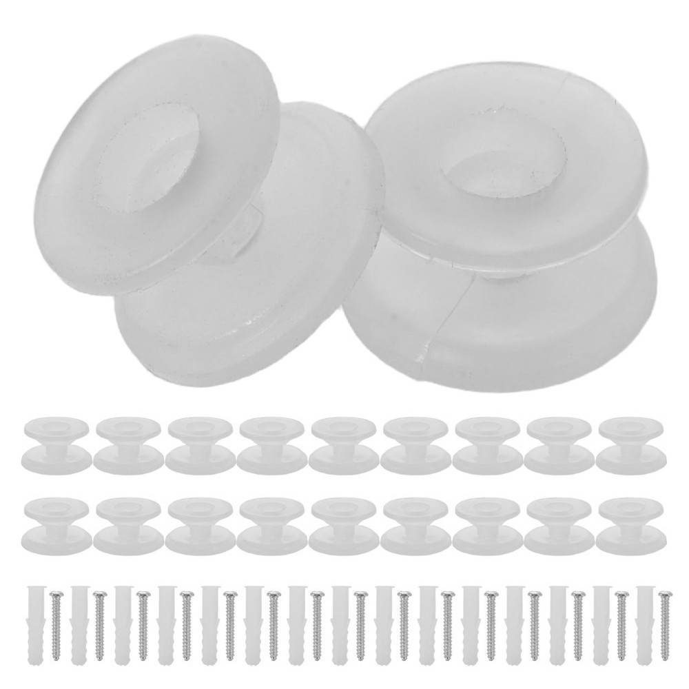 1 Set Plastic Cord Winders – String Rollers with Mounting Screws for Blinds,