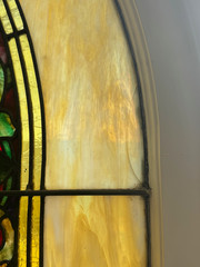 Antique Victorian Stained Glass Windows Set
