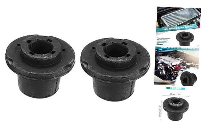 2pcs Lower Rubber Cushion Bushing Radiator Mount Insulator for Chevrolet
