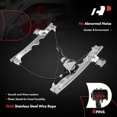 Power Window Regulator with 6-Pin Motor Front Driver Front Driver Side (LH)