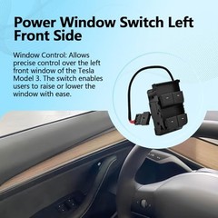 Power Window Switch Left Front Side Compatible with Model 3 M3 2017 2018 2019
