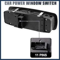 Power Window Switch, Front Left Driver Side Window Control Switch