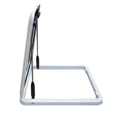 ISURE Boat Porthole UV Resistant Waterproof Push Out Square Deck Hatch Window