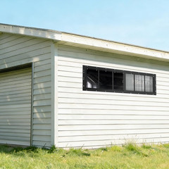 Shed Windows 2 Pack, 12″X36″ Sliding Windows Transom Window with Tempered Glass