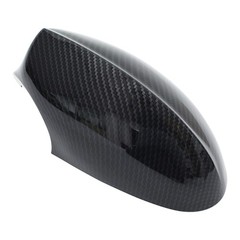 Pair of Carbon Fiber ABS Rear View Door Side Mirror Cover Cap for 3 Series E90 E