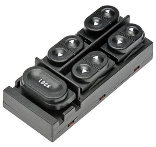 901-304 Front Driver Side Power Window Switch 5 Button Compatible with Select