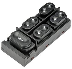 901-304 Front Driver Side Power Window Switch 5 Button Compatible with Select