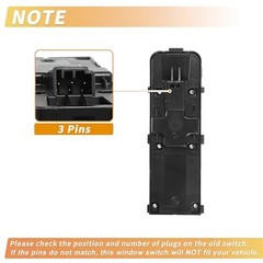 Front Left Driver Side Power Window Switch for Volvo S60 S90 V60 No.31433407