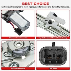 751-649 Power Window Regulator with Motor Front Right 2012-2017 Fiat 500