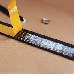 V Shape Gasket Weatherbar Draft PU Foam Door Window Sealing Strip Roll Bumper
