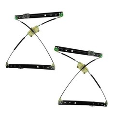 Front Power Window Regulator Set Compatible with 2007-2013 Audi Q7