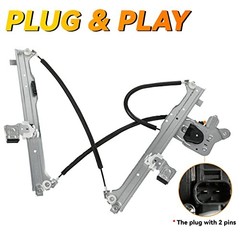 Rear Left Driver Side Power Window Regulator with Motor Rear Left (Driver) Side
