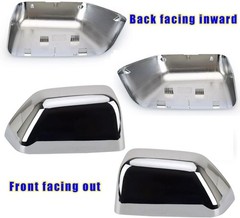 Exterior Door Top Half Tow Mirror Cap Cover for Super Duty 2017-2025 F250 F350 2
