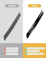 Windshield A-Pillar Trim Molding Set Compatible with Left 2010-2013 Kia Soul