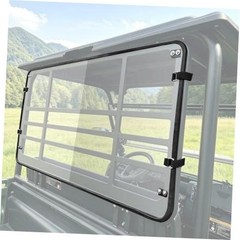 Rear Windshield for Mule 4000 4010, 1/5″ Thick One-piece Rear Window Clear