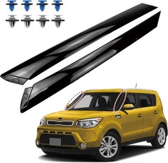 FEXON Windshield A-Pillar Trim Molding Set Compatible with 2014-2019 Kia Soul…