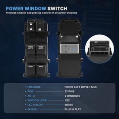 Power Window Switch Compatible with Honda Accord EX EX-L 2008 2009 2010 2011